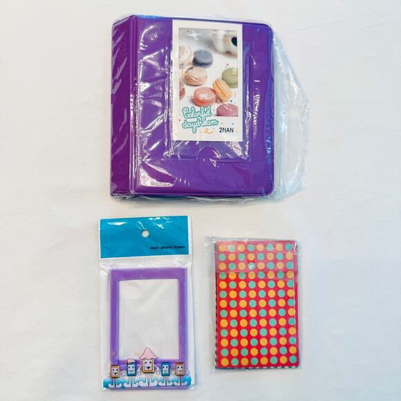 Instax Mini Photo Album Bundle 22 Pieces Instant Camera Accessories Film Skins - Picture 1 of 10